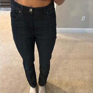 J. Jill Black Straight Leg Jeans